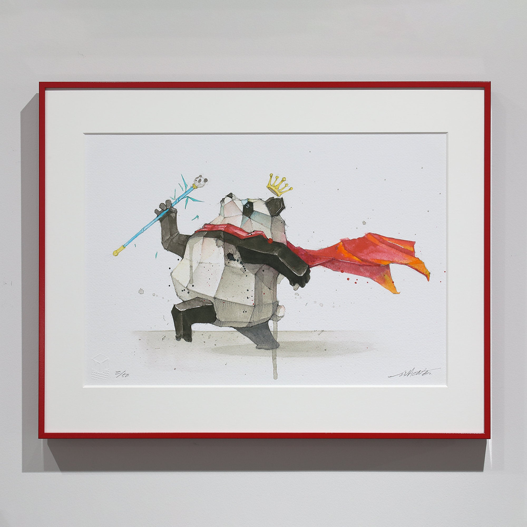 はだかのパンダ／The Naked Pand』ジクレープリント／Giclee print