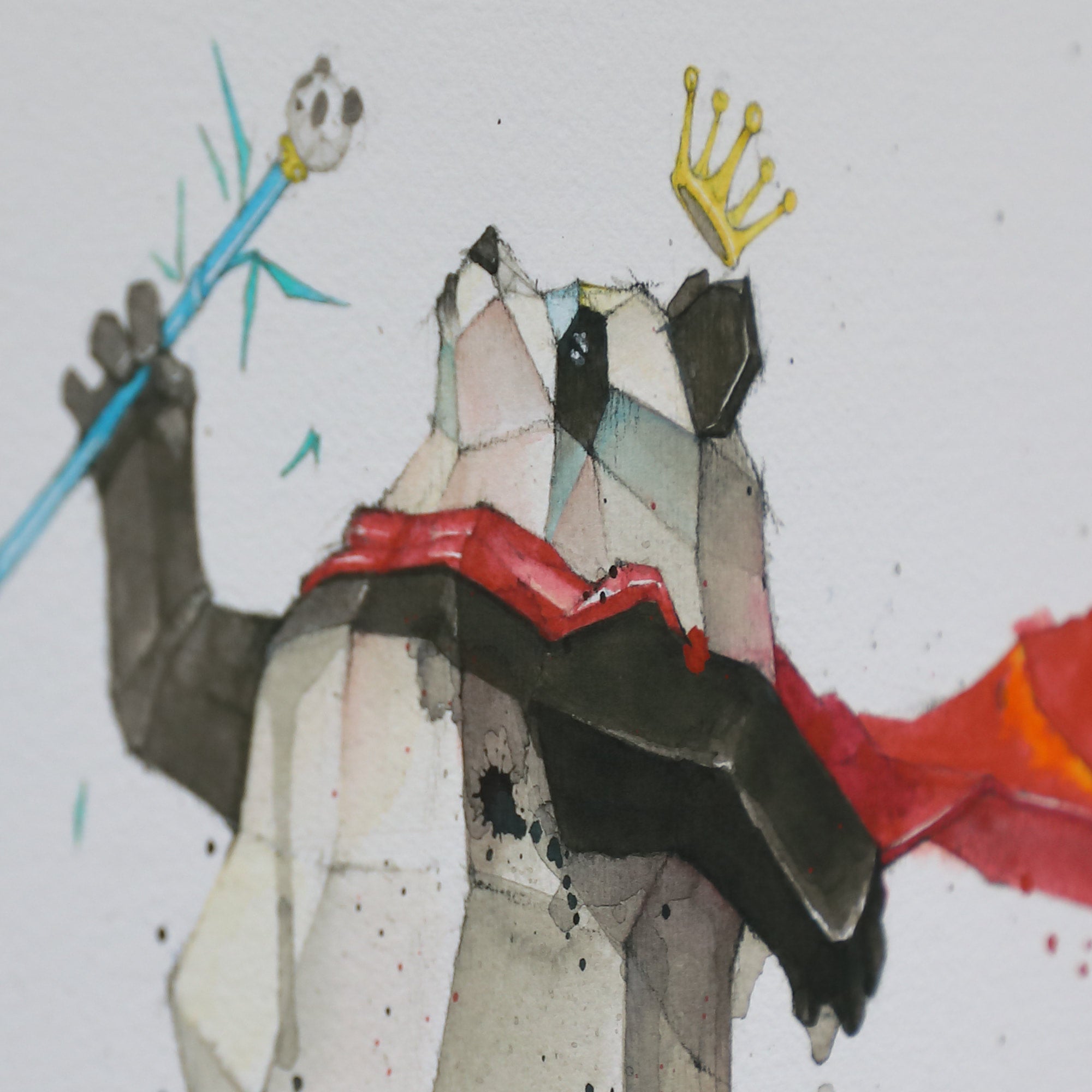 はだかのパンダ／The Naked Pand』ジクレープリント／Giclee print